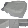 Wflnhb Leather Seat Driver Bottom Cover Bucket Replacement For Chevrolet Silverado 2007-2014 Grey