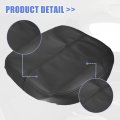 Uxcell Microfiber Leather Center Console Lid Armrest Cover Black For Cadillac Escalade 2007-2014