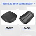 Uxcell Microfiber Leather Center Console Lid Armrest Cover Black For Cadillac Escalade 2007-2014