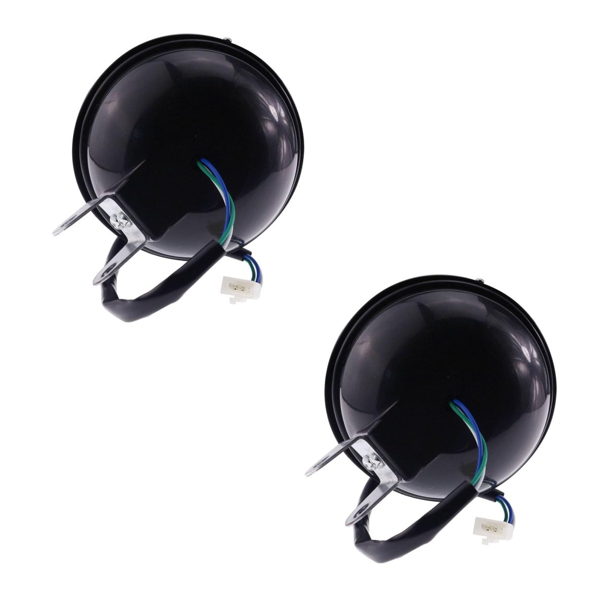 12v Dual Beam Led Front Atv Headlight Pair For 110cc 125cc 150cc 200cc 250cc Quad Go Kart Utv Waterproof Head Lamps With