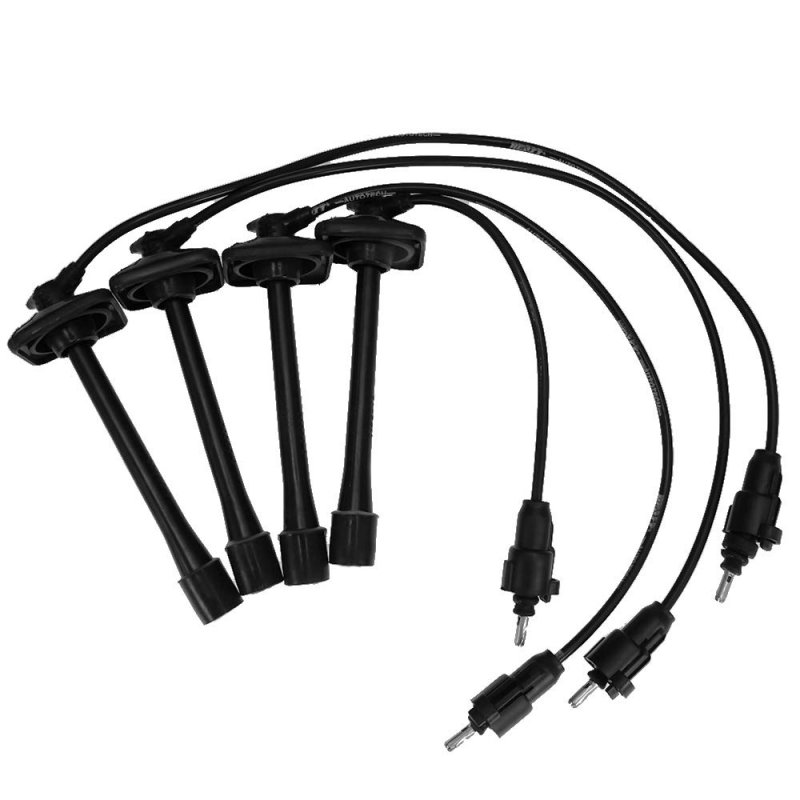 Ignition Spark Plug Wires Set Replacement For Toyota Rav4 Camry Solara 2 2l 4-pack