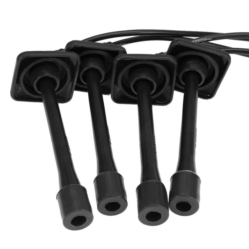Ignition Spark Plug Wires Set Replacement For Toyota Rav4 Camry Solara 2 2l 4-pack