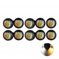 Otpoutopa Eagle Eye Led Lights Amber White Ultra Thin 23mm 12smd Daytime Running Reverse Turn Signal Light Tail Backup Marker