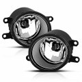 Amerilite For 2018-2020 Toyota C-hr Glass Lens Replacement Fog Light Assembly Pair W Bulb Switch Harness Driver And Passenger