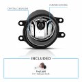 Amerilite For 2018-2020 Toyota C-hr Glass Lens Replacement Fog Light Assembly Pair W Bulb Switch Harness Driver And Passenger