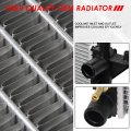 Auto Dynasty Dpi 13382 Factory Style 1-row Cooling Radiator Compatible With Santa Fe Fe Xl Sorento 10-19 Aluminum Core