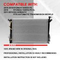 Auto Dynasty Dpi 13382 Factory Style 1-row Cooling Radiator Compatible With Santa Fe Fe Xl Sorento 10-19 Aluminum Core