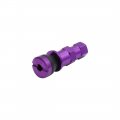 Uxcell 4pcs Purple Aluminum Alloy Auto Car Tubeless Wheel Tire Valve Stem With Dust Cap
