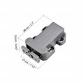 Uxcell Push Open Latch Rebound Self-locking Door Touch Catch Lock For Cabinet Cupboard Drawer Gray 2pcs
