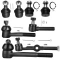 8 Piece Suspension Kit For Chevy Blazer K10 K20 Suburban Gmc Jimmy Upper Lower Ball Joints 2 Outer Tie Rod Ends Inner And Drag 