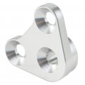 Nicecnc Silver Heat Shield Pipe Hanger Bracket Mount Holder Clamp Bolt Screw Compatible With Suzuki Drz400s Drz400sm 2000-2022