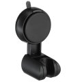 Shower Head Holder Suction Cup Handheld Removable Showerhead And Wall Mounted Bracket L-shaped Black 