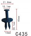 Autobahn88 Fascia Clip Compatible With Gm Oem Pack Of 20