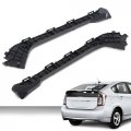 G-plus Rear Left Right Side Bumper Brackets Compatible With Toyota Prius 5257547020 5257647020 2010-2015 Black