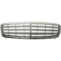Mercedes Benz C240 C320 Grille Assembly 2005 Chrome Shell Gray Insert Avantgarde Elegance Package 203 Chassis Mb1200144 