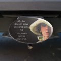 Alcohol Doesn T Solve Any Problems Neither Does Milk Funny Humor Oval Tow Trailer Hitch Cover Plug Insert For 2 In Receivers