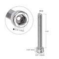 Uxcell 8-32x1-1 4 Hex Socket Head Cap Screw Bolts 304 Stainless Steel Polished 25pcs