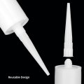 Empty Caulking Sealant Tubes 11 Oz Capacity Each 20 Pack Reusable Plastic For Standard Guns