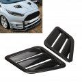Bonnet Engine Hood Cover Car Vent Scoop 2 Pcs Air Abs Front Upper Outlet Grille Replacement For F Carbon Fiber Style