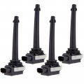 Set Of 4 Ignition Coils Compatible Oe Uf591 Fit For Nissan Sentra Tiida March 2007-2012