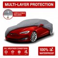 Custom Fit Car Cover For Tesla Model S 2012 2025 All Weather Waterproof Uv Resistant And Scratch Fullage Vehicle Cover Outdoor