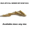Weber Idf Dcnf Carburetor Idle Jets 74405 4 Pcs Size 40-100