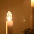 Acsuz 14pieces 3w 34v Warm Light Glass Bulbs Tapered Candles E10 Replacement Lamp Bathroom Kitchen Home