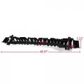 G-plus Front Bumper Center Bracket Compatible With Ford Fusion Face Bar Impact Absorber Retainer Support 2013-2017 Black