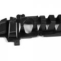 G-plus Front Bumper Center Bracket Compatible With Ford Fusion Face Bar Impact Absorber Retainer Support 2013-2017 Black