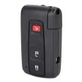 Flip Key Fob Case Shell Remote Mozb21tg Fit For 2004-2009 Black Abs Replacement With Compact Size