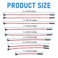Jdmspeed New Hei Spark Plug Wires Set 90 To Straight Compatible With Sbc Bbc 350 383 400 454 V8 10 5mm