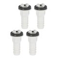 4pcs Air Conditioner Drain Hose Connectors Elbow Fitting With Rubber Rings For Mini-split Units And Window Ac Unit 15mm White 