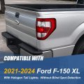 Non Blind Spot Detection Factory Style Rear Tail Lights Brake Lamps Compatible With Ford F-150 Xl 2021-2024 Driver And
