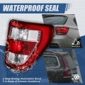 Non Blind Spot Detection Factory Style Rear Tail Lights Brake Lamps Compatible With Ford F-150 Xl 2021-2024 Driver And