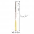 Uxcell Diamond Needle Files 3mm X 140mm Flat Type File Handles Hand Tool For Metal Wood Stone Marble 4pcs