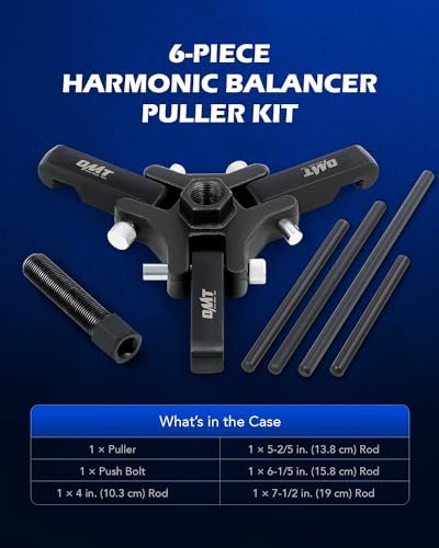 Orion Motor Tech Harmonic Balancer Puller Kit Adjustable 3-jaw Set For Removing Dampers Balancers Pulley Chevy Gm Chrysler