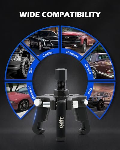 Orion Motor Tech Harmonic Balancer Puller Kit Adjustable 3-jaw Set For Removing Dampers Balancers Pulley Chevy Gm Chrysler