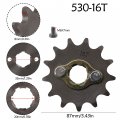 Tdpro 530 20mm 16t Chain Sprocket Cog For 125cc-350cc Dirt Pit Bike Atv Go Kart