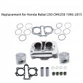 Motorcycle Engine Cylinder Assembly Piston Gasket Replacement For Honda 250 Cmx250