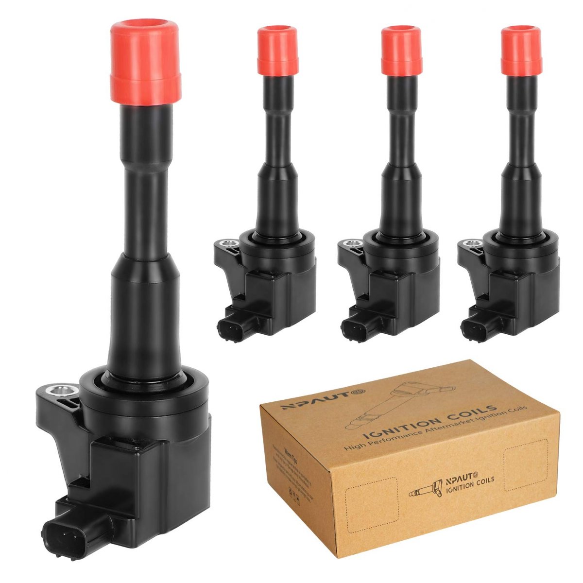Ignition Coil Pack Set Of 4 For Honda Civic Hybrid 1 3l L4 2003 To 2011 Uf374 C1408 Replacement Coils