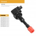 Ignition Coil Pack Set Of 4 For Honda Civic Hybrid 1 3l L4 2003 To 2011 Uf374 C1408 Replacement Coils