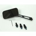 Side Mirror Rectangular With Billet Arm Black Each For Dune Buggy 