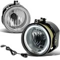 Compatible With Dodge Charger Challenger Pair Of Bumper Halo Ring Fog Lights Switch Ccfl Power Inverter Chrome Lens