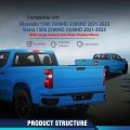 Led 3rd Brake Light High Mounted Stop Lamp For Chevy Silverado Gmc Sierra 1500 2500hd 3500hd 2021 2022 2023 With Cargo Camera