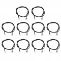 Thermistor Temperature Sensor 10pcs Ntc Probe Round Lug Cold Pressed Terminal Connector 1meter 5k B3950 