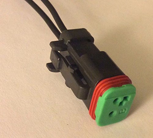 1x Female Pigtail Plug Connector 2-way 2 Pin Deutsch Dt Series With Wire