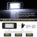 Vipmotoz Full Led License Plate Light Tag Lamp Assembly Replacement Pair For Cadillac Ats Escalade Esv Chevy Malibu Equinox