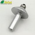 Shdiatool 1 2 Inch Shank 45 Degree Bullnose Router Bit Profile Wheel Edge-forming Marble Granite Quartz Stone