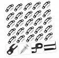 Heallily 25 Sets Furniture Connector Cake Stand With Dome Boho Wall Decor Wardrobe Connectors Screw Armoire Closet Connecter