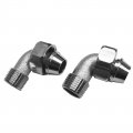 Pasco 1793 Brass Bath Cock Coupling Pair Chrome 